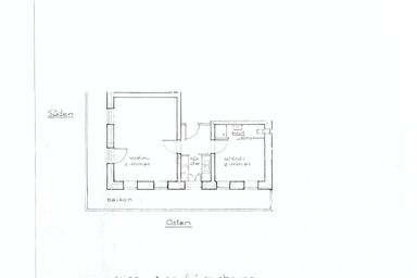 Ferienwohnung Schmuck Eva - Ferienwohnung für 2 Personen  mit 1 Schlafzimmer und Wohnzimmer. Süd- und Ostbalkon, Liegewiese.