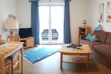 Landhaus Hochgern - Ferienwohnung Kampenwand, 48 m², 2 Personen, Wohn- u. Schlafzimmer, Küche, Bad, Balkon, WLAN