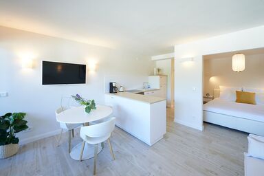 Ferienwohnung Sonnendeck mit Bergblick - Ferienwohnung Sonnendeck mit Bergblick, 40 qm, Schlafnische