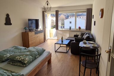 Ferienwohnung Schlafende Hexe - Fewo Schlafende Hexe 37 qm mit herrlichem Bergblick und Balkon für 1-2 Personen