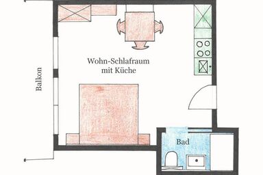 Ferienhof Ransburggut - Fewo A (1-2 Personen/1 WSR)