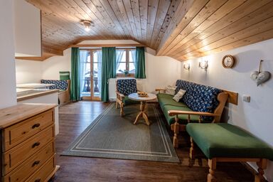 Braun, Landhaus - "Enzian" - Ferienwohnung/Wohn-Schlafraum/Dusche,WC