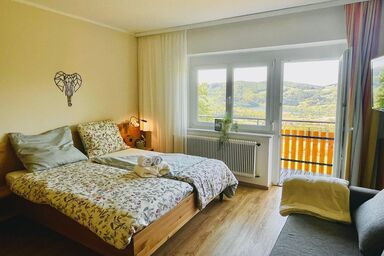 Gästehaus Ungertoni - Doppelbett Zimmer mit See Blick