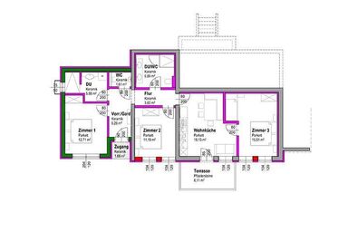Pertl - Hansalagut - barrierefreie Ferienwohnung mit 3 Schlafzimmer, Ty