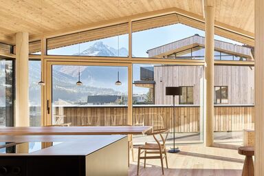 Lärchenlodge Apartments and Spa - Apartment 13 mit 3 Schlafzimemr und Balkon