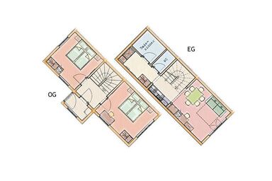 Rindereben, Bauerndörfl - Ferienwohnung "Schöderhorn" im Bio-Blockhaus