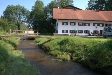 Ferienhaus, Bauernhof mit Angel- und Badesee, Roßhaupten, Allgäu