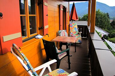 Haus Seerose - 2 Zwei-Raum-Ferienwohnung 40qm, Extra-Schlafraum, Essecke, Küchenzeile, Balkon