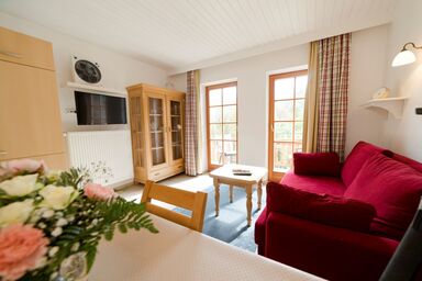 Gstatter Hof - Ferienwohnung Burgblick, bis 4 Personen, 50 qm, 2 separate Schlafzimmer