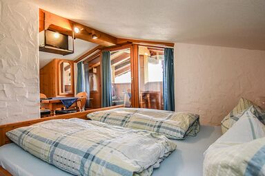 Hafnerlehen - Doppelzimmer Bergnest, mit Dusche und WC, Balkon