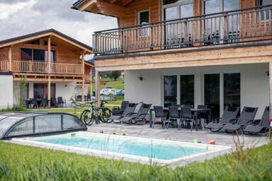 Chalets Inzell - Chiemgau Karte - Chalet 13 mit Sauna und Sommerpool für max. 6 Personen
