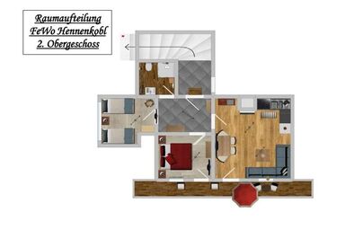 Landhaus Melch - Ferienwohnung Hennenkobl