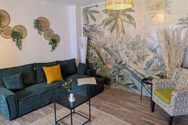 Feld&Flair - Apartment Fürth - Ferienwohnung Feld&Flair bis 6 Personen im Grünen