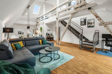 DND Design Loft I 170qm I Parken I Balkon I Workstation I Ne - Design Loft: 170m² | Parken | Netflix | Balkon