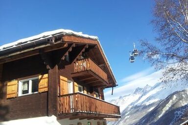Ferienwohnung mit Bergblick oberhalb Zermatt