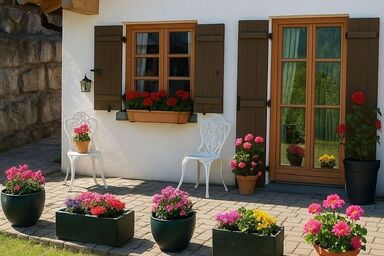 Landhaus Riemerfeld - Ferienwohnung Untersbergblick - 62qm für 2 Personen
