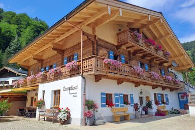 Pension Etzerschlössl - Mehrbettzimmer Nr.1, für 2-3 Personen mit Dusche und WC, Balkon