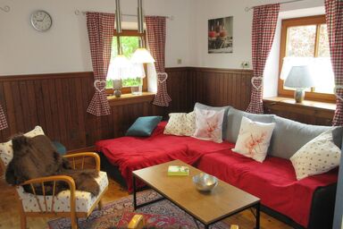 Ferienhof Kraller - Ferienhaus für 12 Personen, 6 SZ, Blick in Berchtesgadener- u. Chiemgauer Alpen