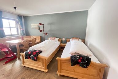 Ferienwohnung Berglodge Chiemsee - Ferienwohnung Berglodge Chiemsee mit Terrasse, Wohn- und Schlafraum, 34 qm