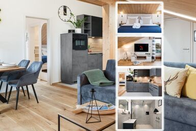 FENJOY Ferienhaus am Chiemsee - FENJOY Ferienwohnung No°13 mit Balkon | Klima | Garten | BBQ