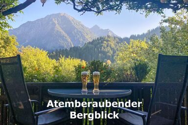 Haus Breitenberg im Allgäu - Panorama-Ferienwohnung, Südbalkon und Bergblick