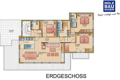 Chalet Silven - Ferienhaus, Dusche oder Bad, WC, 4 oder mehr Schla