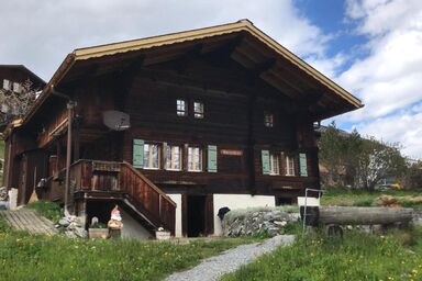 Ferienhaus mit Bergblick