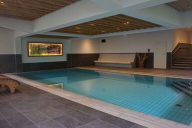 Studio mit Balkon und Hallenbad