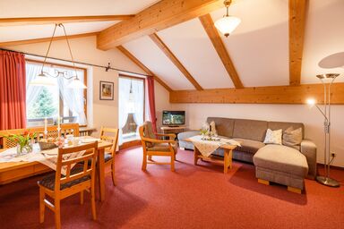 Ferienwohnungen Schausbreitner inkl. Chiemgaukarte - 9 Ferienwohnung TypC 60 qm, Balkon, Kochnische, 1 Schlafzimmer, Wohnzimmer, WLAN