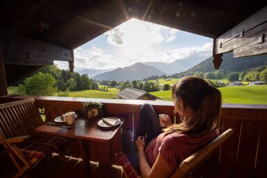 Antenbichllehen Ferienwohnungen - Fewo Antenbichllehen Hochthron 75 qm, 1 SZ mit Balkon