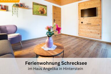 Haus Angelika - Ferienwohnung Schrecksee - Ferienwohnung Schrecksee (85 qm) mit Balkon