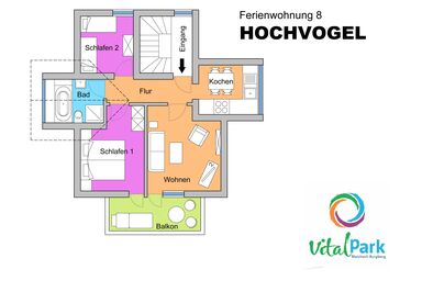 Vitalpark Blaichach Burgberg - Fewo 8 Hochvogel