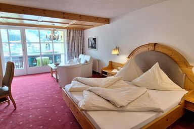 Hotel Heckelmiller - Süddoppelzimmer Balkon / Bergblick