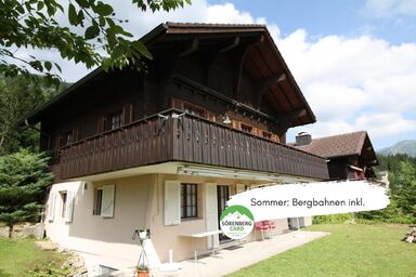 ungestörter Blick in die Berge