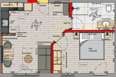 Appartements - Fewo - Chalet Hochödlehen - Appartment Jenner für 2 - 4 Personen, 42 qm, Terrasse