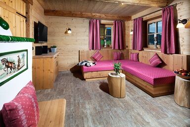 Ettlerlehen Chalets - Almchalet Salz-Stub'n, 1-6 Personen, 107 qm, W-LAN, Wärmekabine, 3 Schlafzimmer