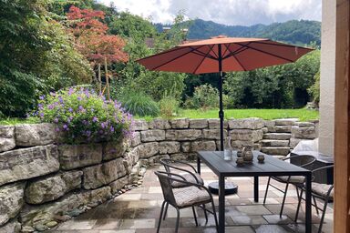 Wössner Ferienhaus - Schneckerlnest, 73 m² für 2-4 Personen, Wohnküche, Schlafzimmer, Du/WC, WLAN, Rollstuhlgerecht