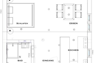Ferienwohnung Heimatgefühl inkl. Chiemgaukarte - Ferienwohnung Heimatgefühl 36qm,  komb. Wohn-Schlafzimmer, Balkon, moderne Küche, Bad mit Felsendusche u. WC, max. 3 Pers