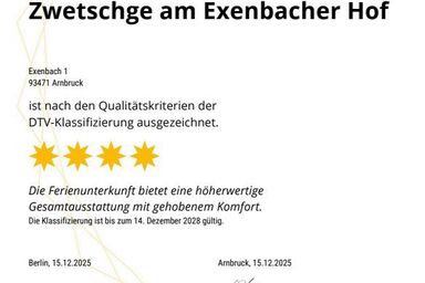 Exenbacher Hof - Fewo Zwetschge