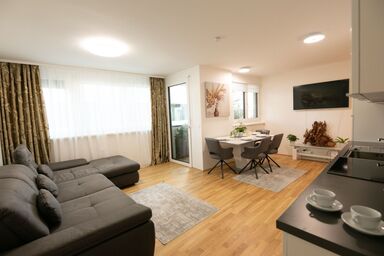 Moderne Wohnung in Kaisermühlen mit Garten und Panoramablick - Moderne Wohnung in Kaisermühlen mit Garten und Panoramablick .1