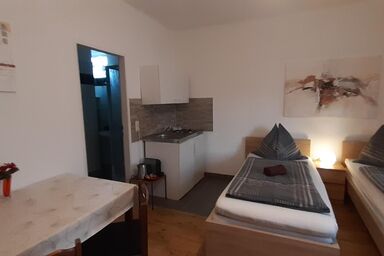 StudioApartments Haus Schneider - Zweibettzimmer mit Dusche & WC