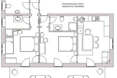 Pension Winter Am Irrsee - Ferienwohnung Seeblick 1. Stock