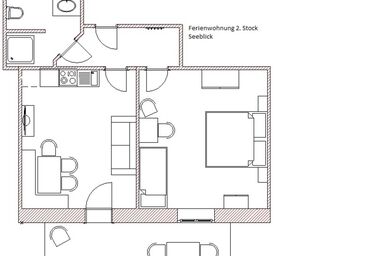 Pension Winter Am Irrsee - Ferienwohnung Seeblick 2. Stock