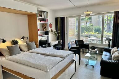 Appartement in Bestlage im Herzen von Locarno, mit Weitsicht auf den See und Hallenbad im Haus.