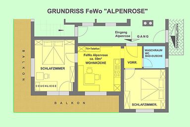 Appartementhaus Lechner - Ferienwohnung Alpenrose