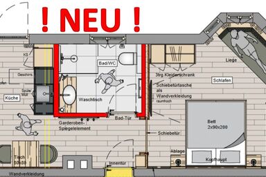 Appartements - Fewo - Chalet Hochödlehen - Appartment Königssee für 2 Personen, 38qm und Terrasse