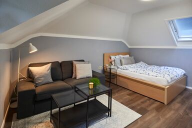 Ferienwohnungen Brigitte - Ferienwohnung Rosengasse 2, bis 2 Personen, 30qm, Terrasse mit Gartenblick