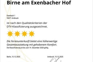 Exenbacher Hof - Fewo Birne