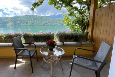Pension Sedlak und Golfappartements - Doppelzimmer mit Balkon und Seeblick