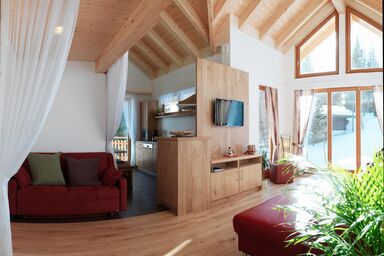 Almhaus Nassfeld - App. Gipfelblick/2 Schlafäume, DU, WC